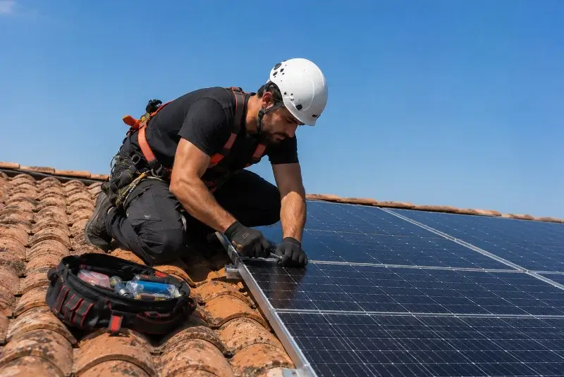 Maintenance et monitoring de panneaux solaires à Saint-Clément-de-la-Place
