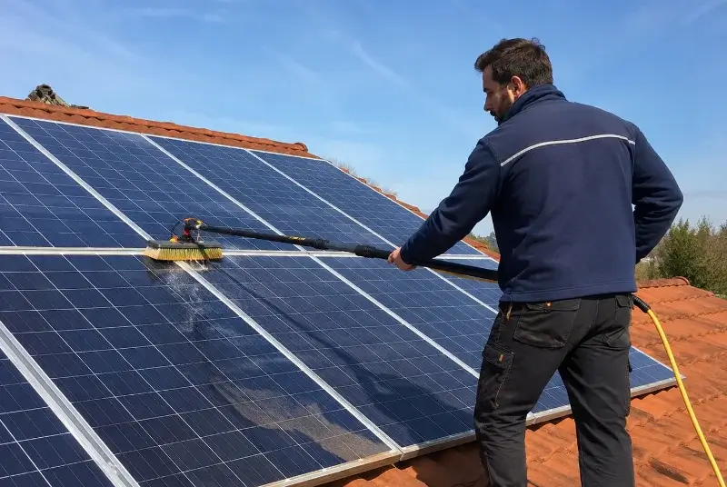 Nettoyage et entretien de panneaux solaires à Saint-Clément-de-la-Place