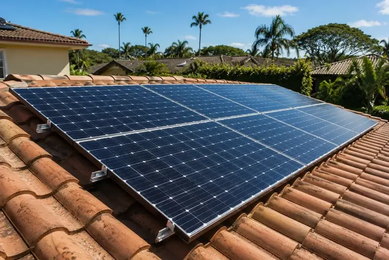 Installation de panneaux solaires à Saint-Clément-de-la-Place